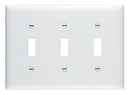 Legrand TP1W Thermoplastic Toggle/Duplex Wall Plate