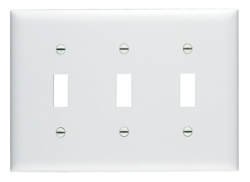 Legrand TP1W Thermoplastic Toggle/Duplex Wall Plate