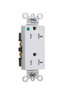 Legrand TR26362HGW 20A 125V Heavy Duty Hospital-Grade Tamper-Resistant Decorator Duplex Receptacle