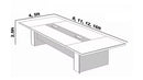 Hendley · Black Conference Room Table