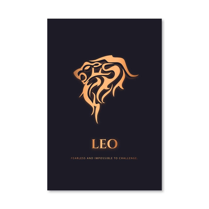 Leo - Gold Canvas