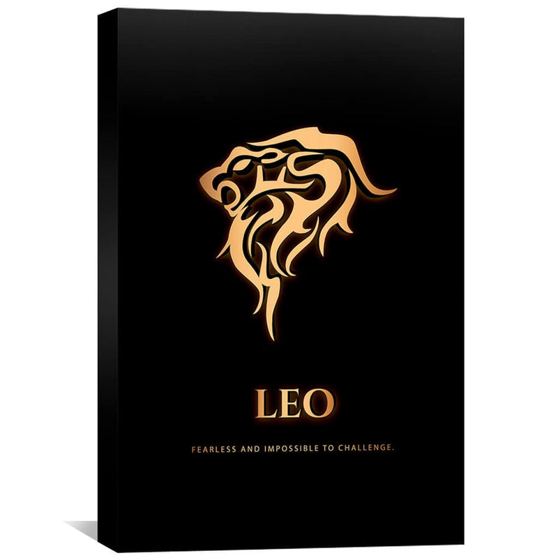 Leo - Gold Canvas