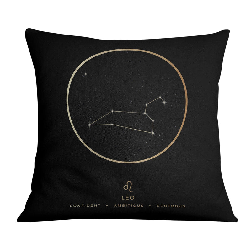 Leo Traits Gold Cushion