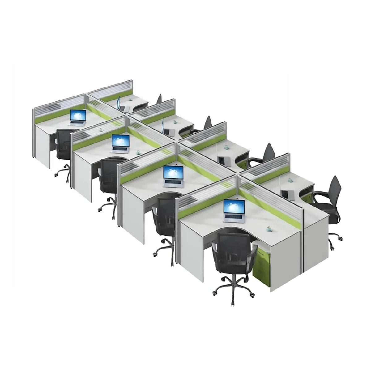 Leona · L-Shaped Cubicle Workstation, photo 10 of 17
