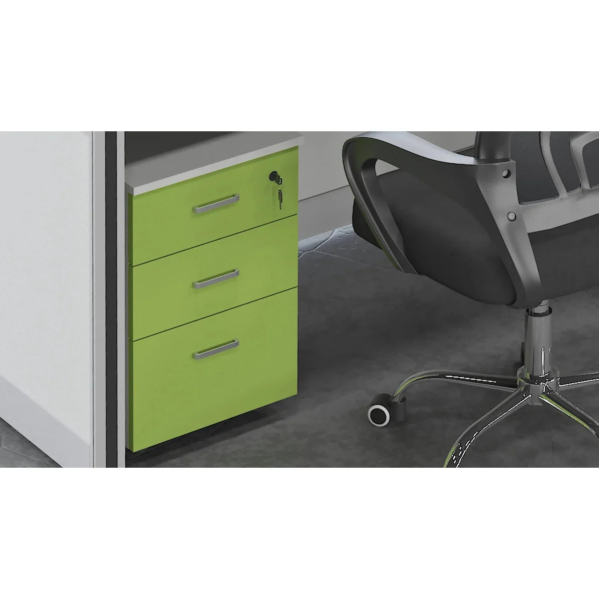 Leona · L-Shaped Cubicle Workstation, photo 17 of 17