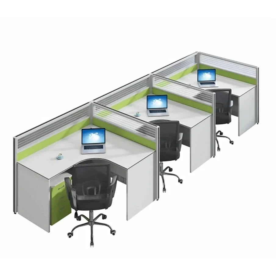 Leona · L-Shaped Cubicle Workstation, photo 5 of 17