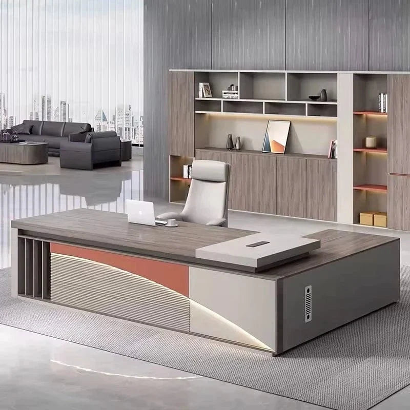 Lachlan · Modern L-Shaped Executive Desk, photo 4 of 12