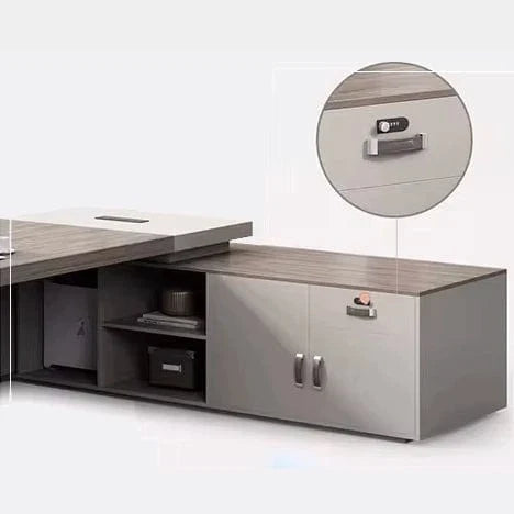 Lachlan · Modern L-Shaped Executive Desk, photo 9 of 12