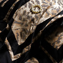 GobekUsa Leopard Jacquard 1000TC Lyocell Cotton Bedding Set: Duvet, Sheet, Pillowcases