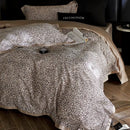 GobekUsa Leopard Luxury Bedding Set: Silky Soft Lyocell Cotton Duvet Cover, Sheet Set, Pillowcases