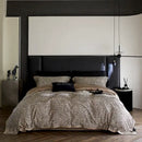 GobekUsa Leopard Luxury Bedding Set: Silky Soft Lyocell Cotton Duvet Cover, Sheet Set, Pillowcases