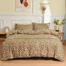 GobekUsa Leopard Print Bedding Set - Duvet Cover, Bed Sheets, Pillowcases