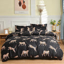 GobekUsa Leopard Print Bedding Set - Duvet Cover, Bed Sheets, Pillowcases