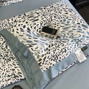 GobekUsa Leopard Print Summer Quilt: Luxury Cool Comforter, Soft & Machine Washable
