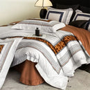 GobekUsa 1000TC Egyptian Cotton Luxury Bedding Set - 4Pcs