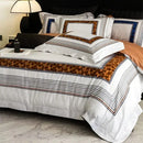 GobekUsa 1000TC Egyptian Cotton Luxury Bedding Set - 4Pcs