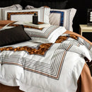 GobekUsa 1000TC Egyptian Cotton Luxury Bedding Set - 4Pcs
