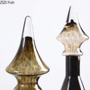 GobekUsa Leopard Print Glass Vase: Creative Flower Arrangement for Aesthetic Room Decor