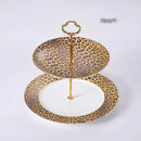 GobekUsa Leopard Print Bone China Coffee Set Tea Pot Cup Luxury Porcelain Drinkware