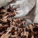GobekUsa Leopard Print Satin Bedsheet Set King & Queen Sizes