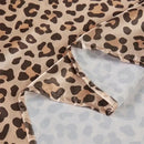 GobekUsa Leopard Print Satin Bedsheet Set King & Queen Sizes