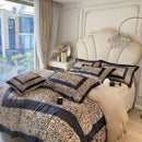 GobekUsa Leopard Print Velvet Bedding Set: Duvet Cover, Bed Sheet, Pillowcases
