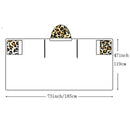 GobekUsa Leopard Print Warm Wearable Lap Blanket - Soft Flannel Shawl Blanket