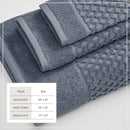 Cotton Diamond Waffle Weave Bath Towel Set - Grayson Collection by Great Bay Home