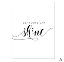 Let Your Light Shine Canvas