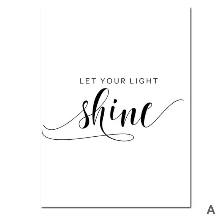 Let Your Light Shine Canvas