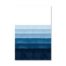 Levels of Blue Canvas