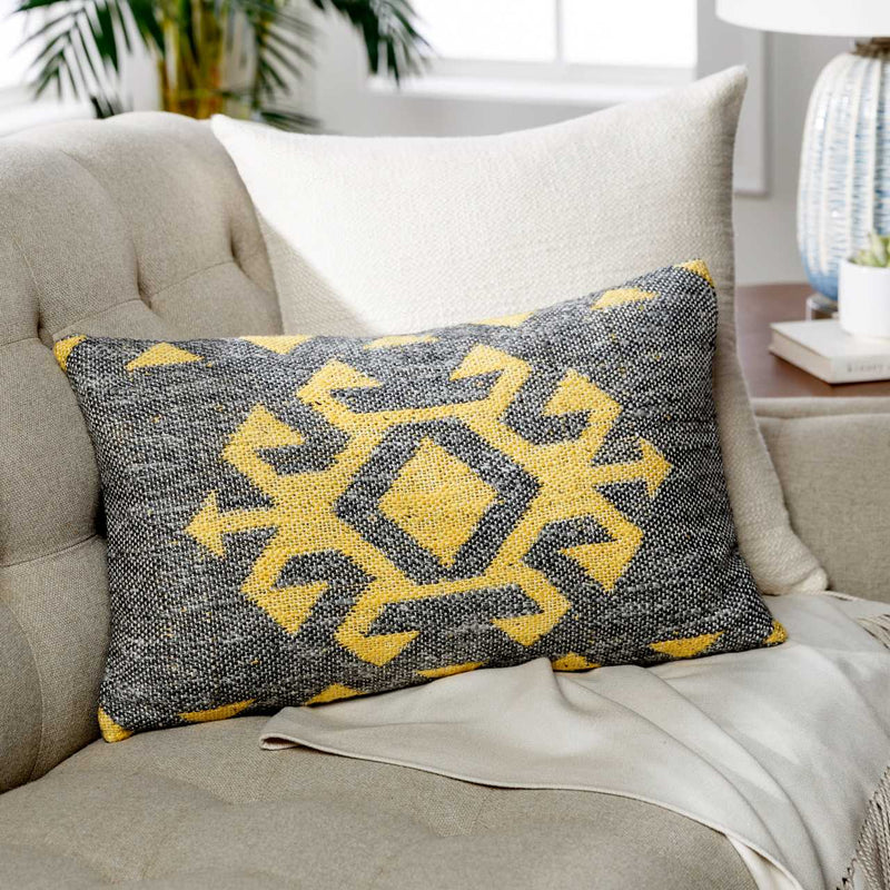 Elsbethen Charcoal Pillow Cover