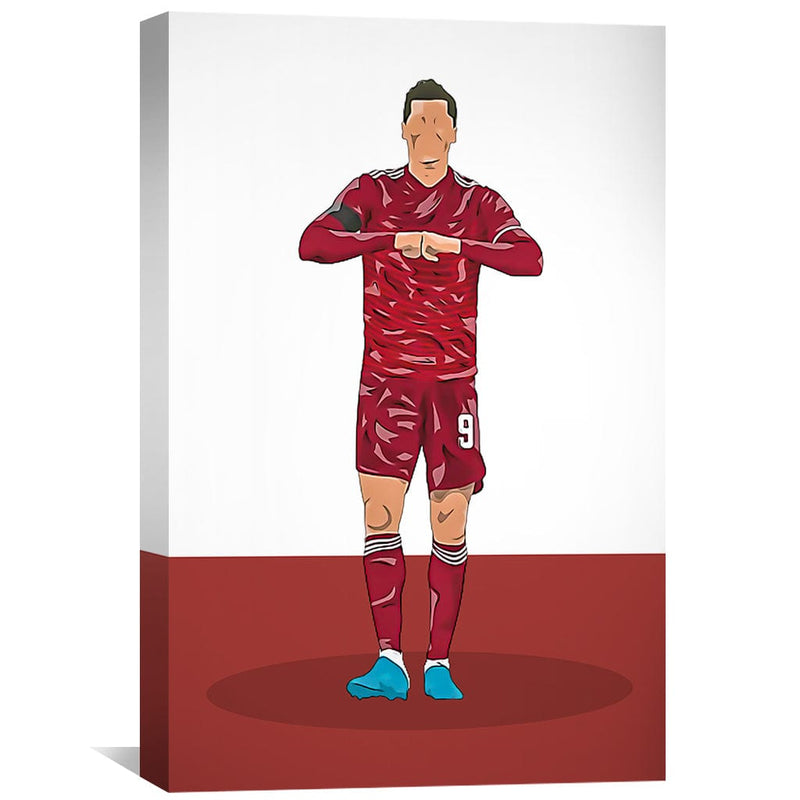 Lewandowski Poland Canvas