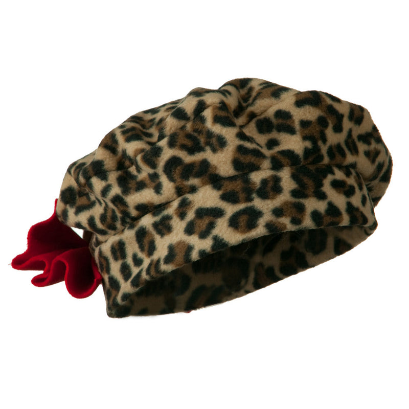 Ladies Fashionable Bow Fleece Beret