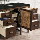 James Martin Addison 48" Single Bathroom Vanity, Mid-Century Acacia