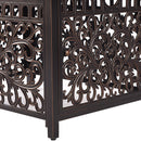 Aluminum 48-in Rectangular Patio Fire Table and Swivel Rocker Set