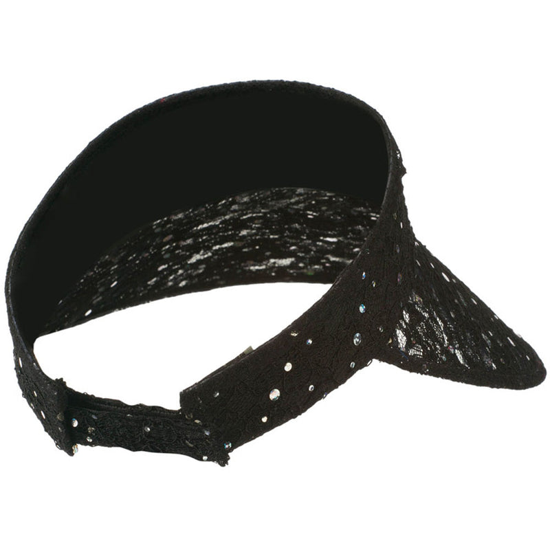 Lace Glitter Sun Visor