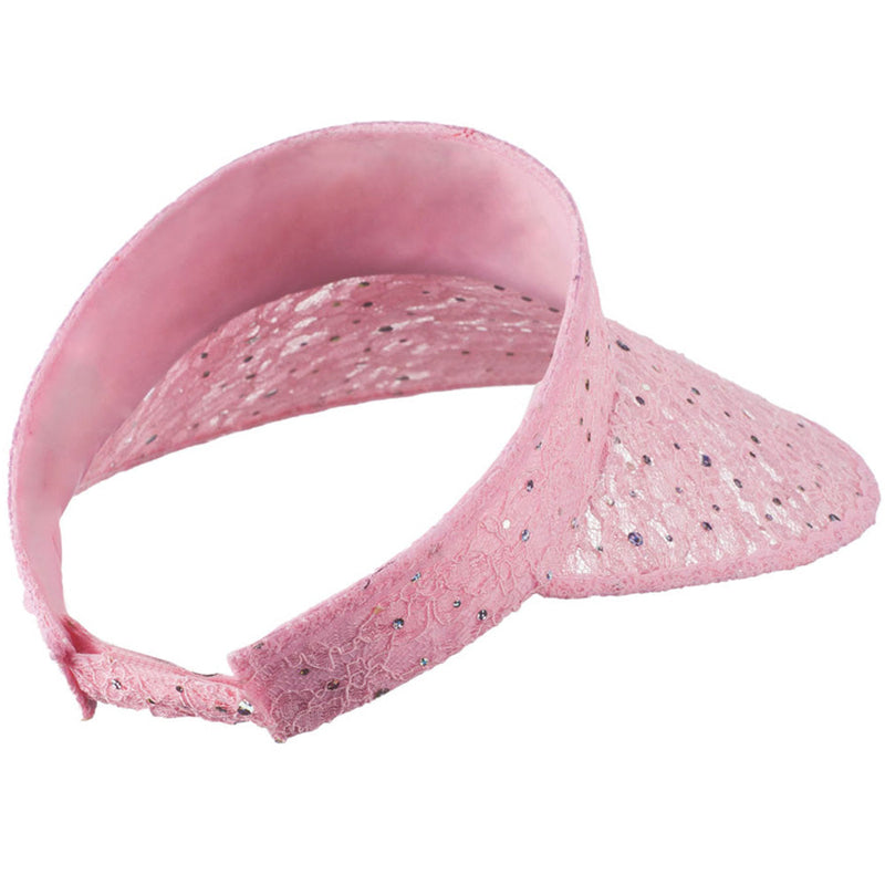 Lace Glitter Sun Visor