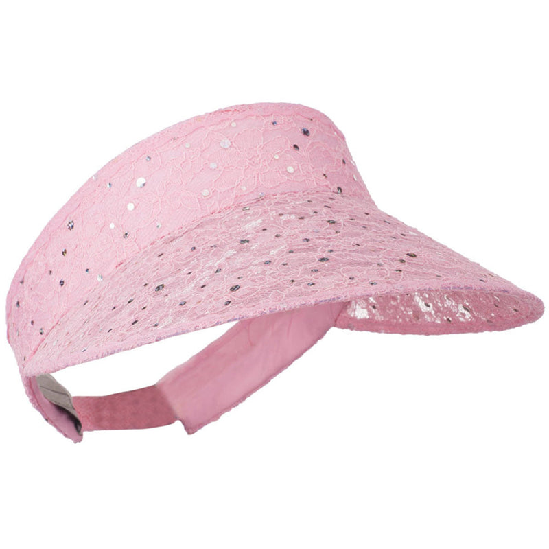 Lace Glitter Sun Visor