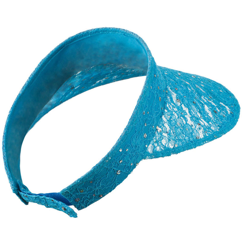 Lace Glitter Sun Visor