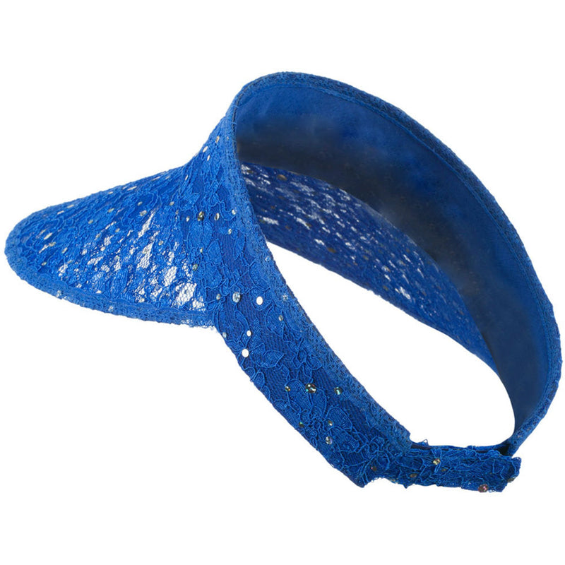 Lace Glitter Sun Visor