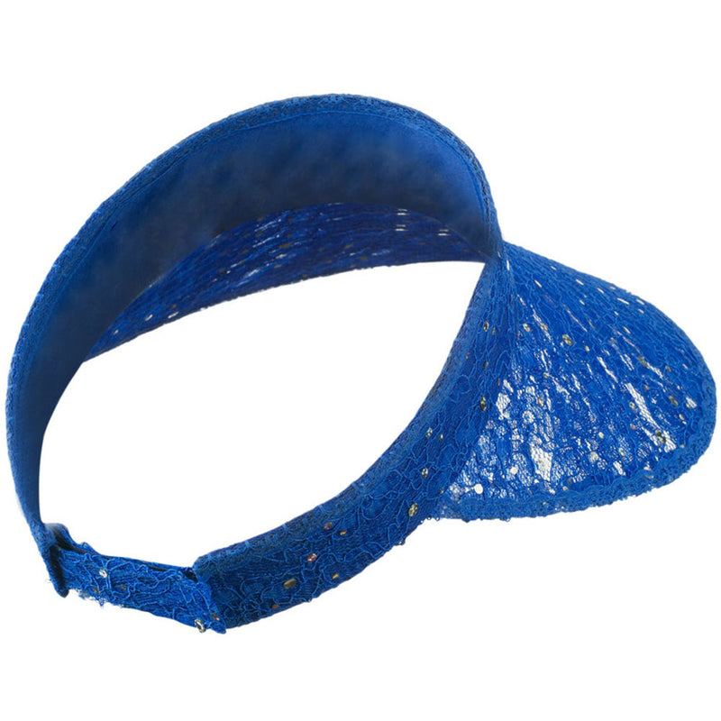 Lace Glitter Sun Visor