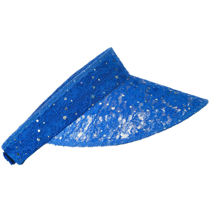 Lace Glitter Sun Visor