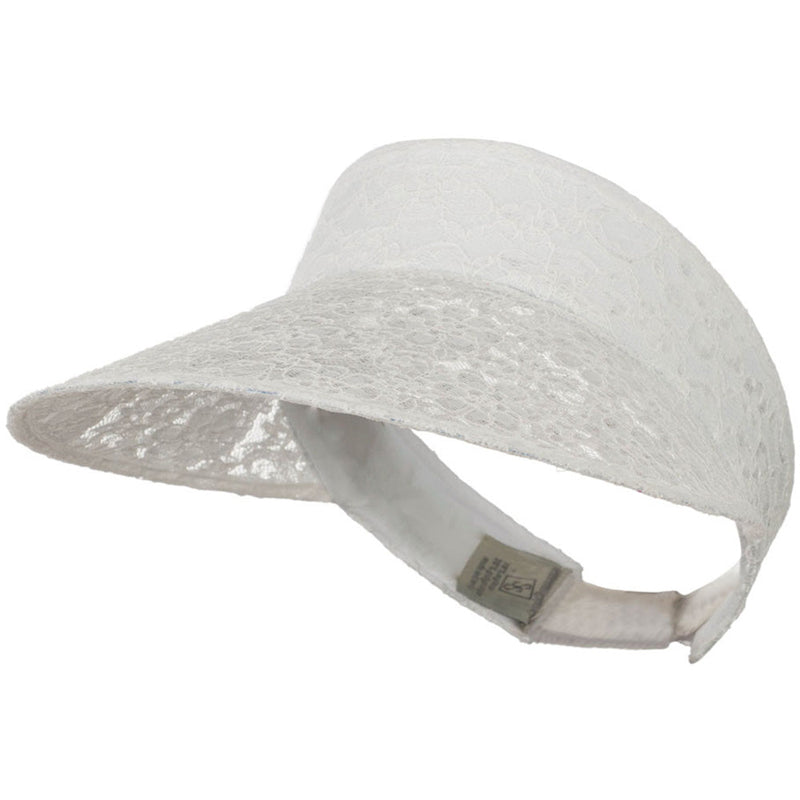 Lace Glitter Sun Visor
