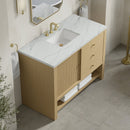 James Martin Marigot 48" Single Bathroom Vanity, Sunwashed Oak