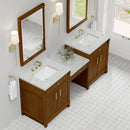 James Martin Bellshire 84" Double Bathroom Vanity, Honey Oak