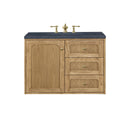 James Martin Laurent 36" Dual Mount Single Bathroom Vanity, Light Natural Oak