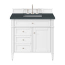 James Martin Brittany 36" Single Bathroom Vanity, Bright White