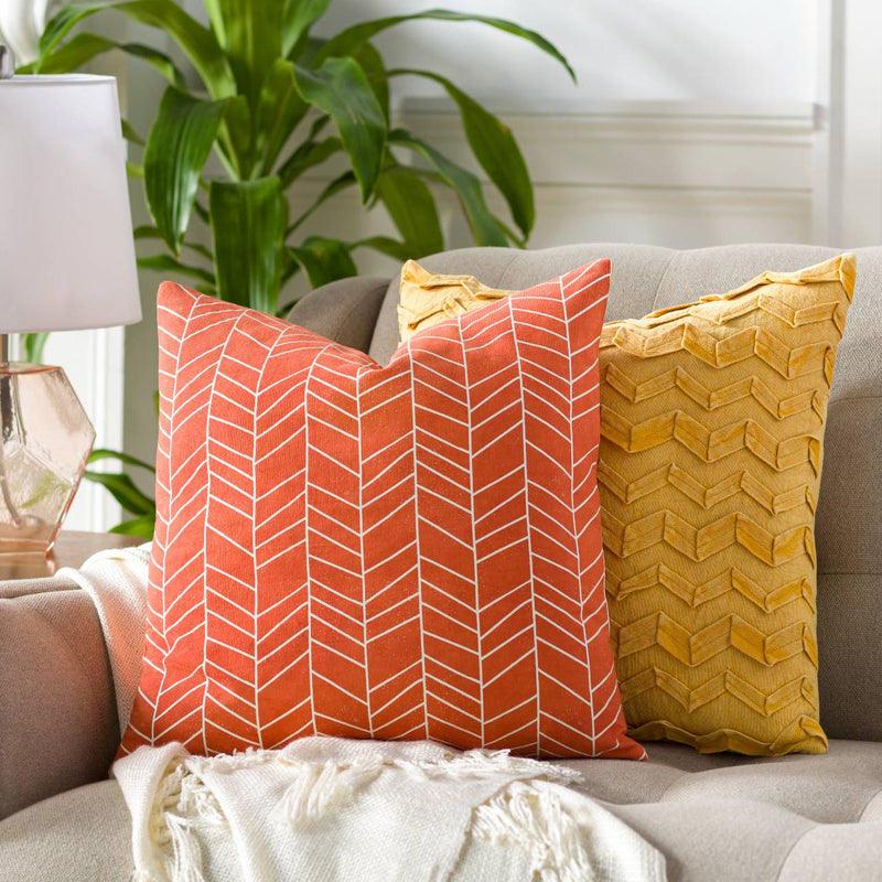 Asschat Bright Orange Pillow Cover