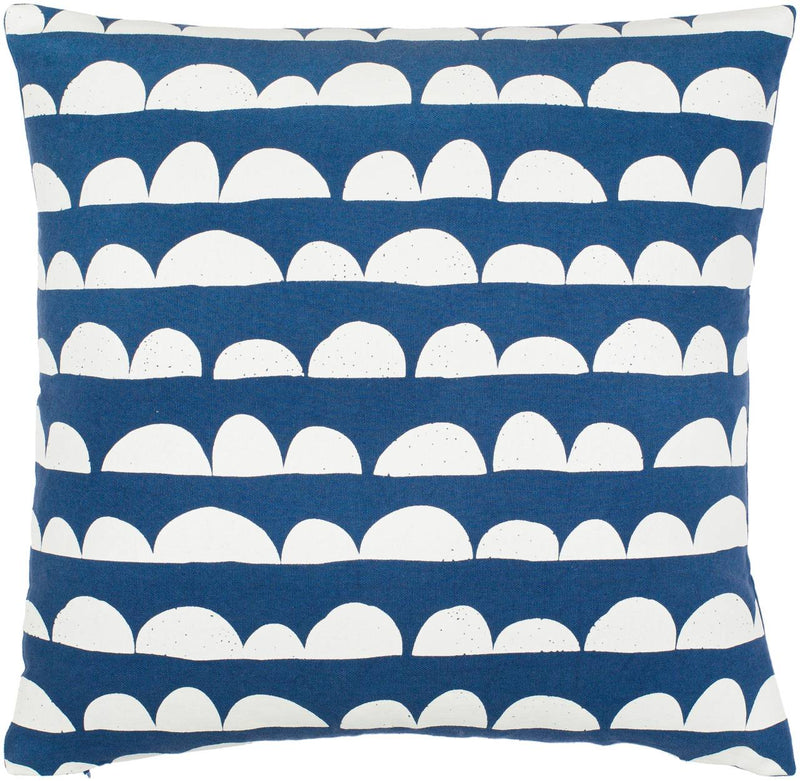 Achthoven Dark Blue Pillow Cover